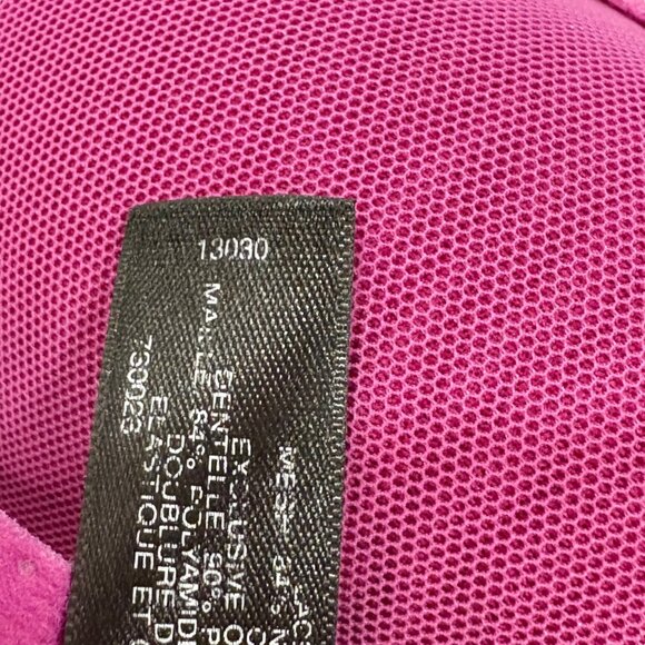 Natori Womens Lace Mesh Padded Bra 38DD Purple Adjustable Straps Underwire - Picture 5 of 5